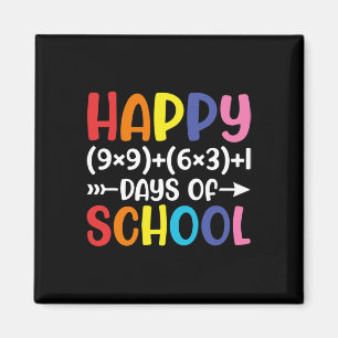 Wiskunde formule 100 dagen van school plezier Wisk Magneet