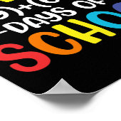 Wiskunde formule 100 dagen van school plezier Wisk Poster (Hoek)