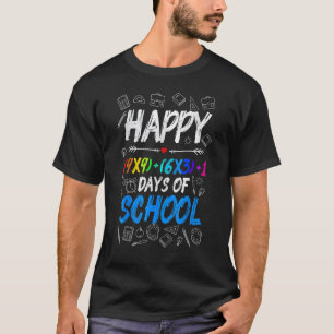 Wiskunde formule 100 dagen van schoolleraar slimme t-shirt