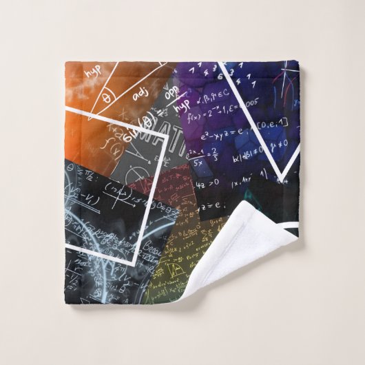 Wiskunde Formule Badkamer Handdoek Set (Wasdoekje)