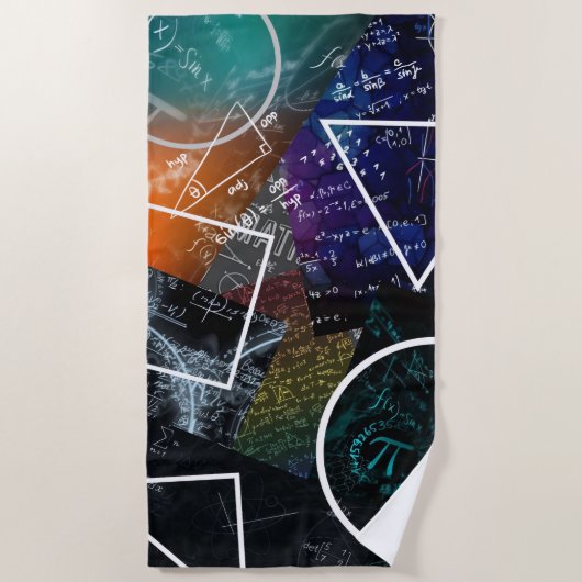 Wiskunde Formule Strandlaken (Voorkant)