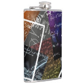 Wiskunde formule vinylkolf heupfles (Rechts)