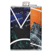 Wiskunde formule vinylkolf heupfles (Achterkant)