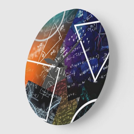 Wiskunde formule wandklok (Hoek)