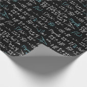 Wiskunde formuleert wiskunde natuurkunde docent cadeaupapier (Hoek)