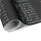 Wiskunde formuleert wiskunde natuurkunde docent cadeaupapier (Rol Hoek)