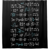 Wiskunde formuleert wiskunde natuurkunde docent douchegordijn (Voorkant)