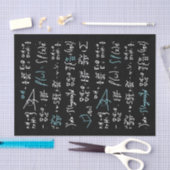 Wiskunde formuleert wiskunde natuurkunde docent tissuepapier (Craft)