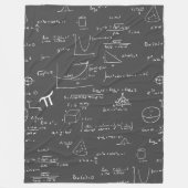 Wiskunde formules algebra nerd fleece deken (Voorkant)