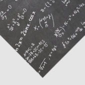 Wiskunde-formules op Blackboard Tissuepapier (Detail)