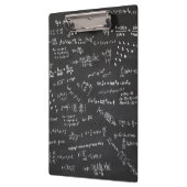 Wiskunde-formules op een Blackboard Klembord (Links)