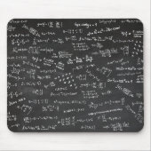 Wiskunde-formules op een Blackboard Muismat (Voorkant)