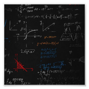 Wiskunde foto afdrukken