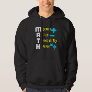 WISKUNDE FOUTEN LATEN DENKEN GEBEUREN Geometrie M Hoodie