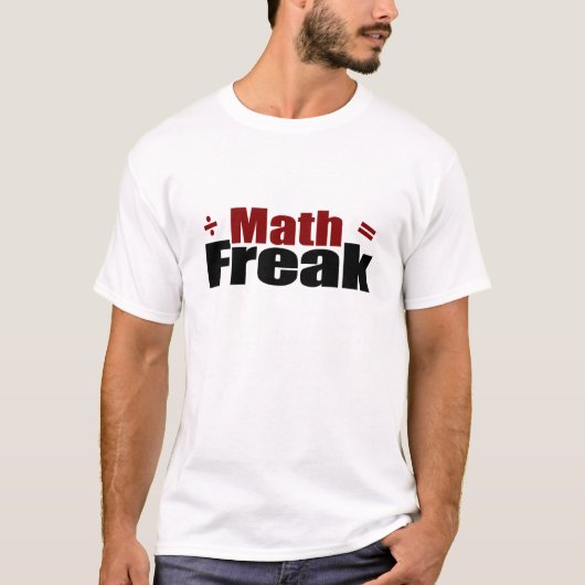 Wiskunde Freak T-shirt (Voorkant)
