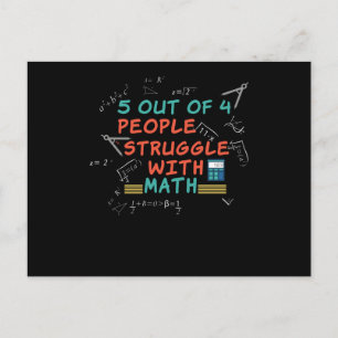 Wiskunde Funny Gezegde Mathematicus Briefkaart