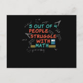 Wiskunde Funny Gezegde Mathematicus Briefkaart (Voorkant)