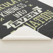 Wiskunde Gag Bereken vriendelijkheid in elke verge Sherpa Deken (3/4)