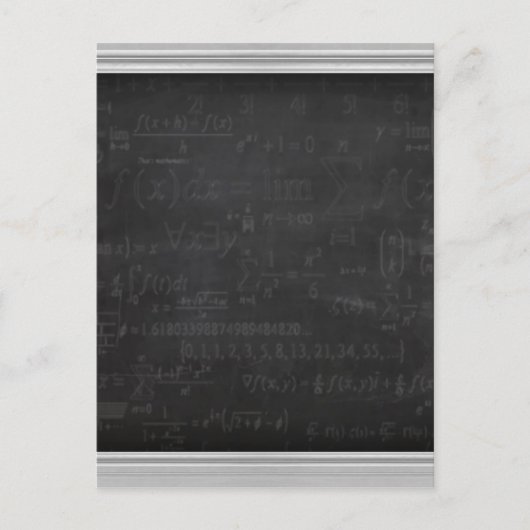 Wiskunde Geek Briefkaart (Voorkant)