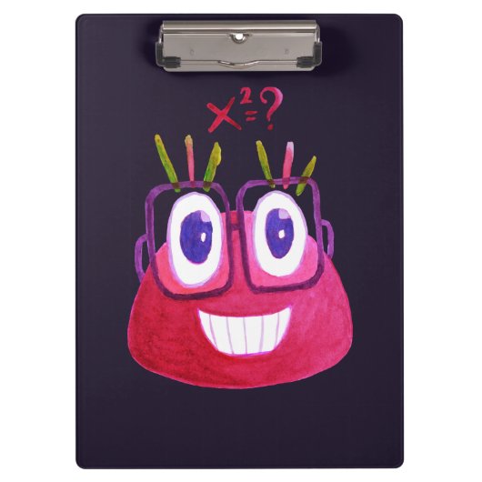 Wiskunde Geek Cute Algebra Mathematicus Kinder Klembord (Voorkant)