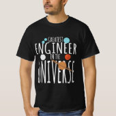 Wiskunde Geek Design - de beste ingenieur in het u T-shirt (Voorkant)
