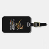 Wiskunde Geek Dinosaur Velociraptor Bagagelabel (Voorkant horizontaal)