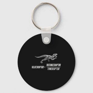 Wiskunde Geek Dinosaurus Velociraptor Vergelijking Sleutelhanger