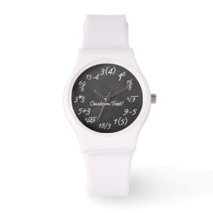 Wiskunde Geek Funny Equation Teacher/Engineer Wome Horloge