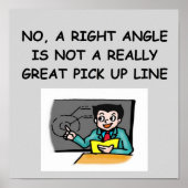 wiskunde geek grap poster (Voorkant)