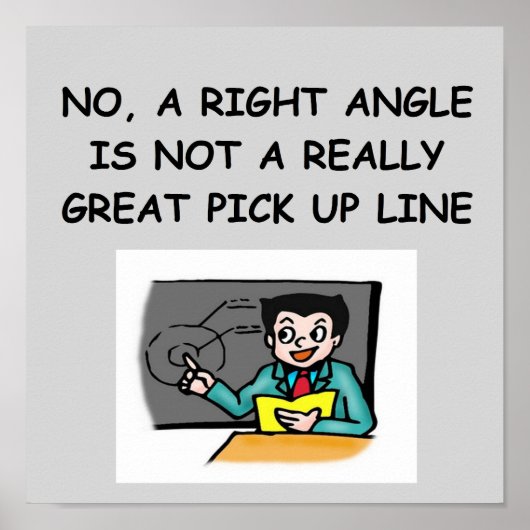 wiskunde geek grap poster (Voorkant)