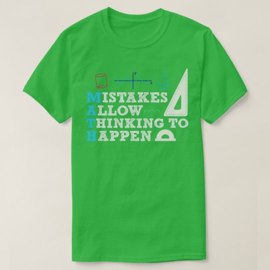 wiskunde geek leraar grappige leraar (4) t-shirt (Design voorkant)