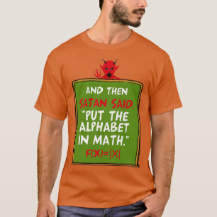 wiskunde geek leraar grappige leraar (6) t-shirt