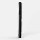 Wiskunde geek Pi-symbool, blauw op zwart Case-Mate iPhone Case (Achterkant/rechts)