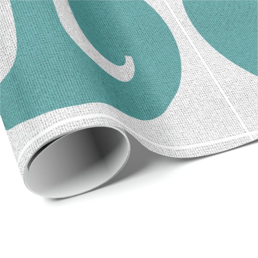 Wiskunde geek Pi-symbool, blauwe cirkel en cijfers Cadeaupapier (Rol Hoek)