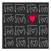 Wiskunde geek romance : echte liefde vinden foto afdruk (Voorkant)