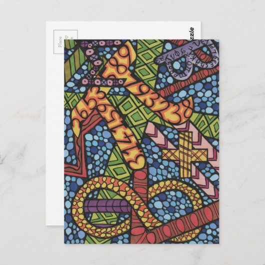 Wiskunde Geek Stoodle Briefkaart (Voorkant / Achterkant)