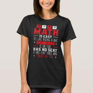 Wiskunde Geek Wiskundige algebra Numervergelijking T-shirt