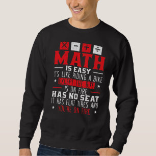 Wiskunde Geek Wiskundige algebra Numervergelijking Trui