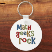 Wiskunde Geeks Rock Sleutelhanger (Voorkant)