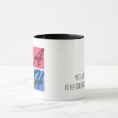 Wiskunde Geen hypocrisie Geen vaagheid citaat Mok (Midden)