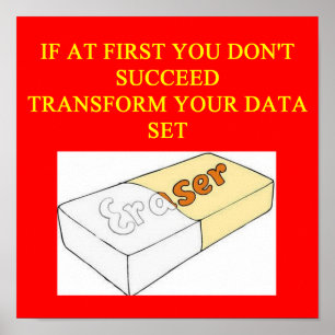 wiskunde gegevensset poster