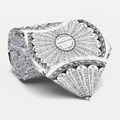 Wiskunde Genius Steampunk-vermenigvuldigingstabel Stropdas (Opgerold)