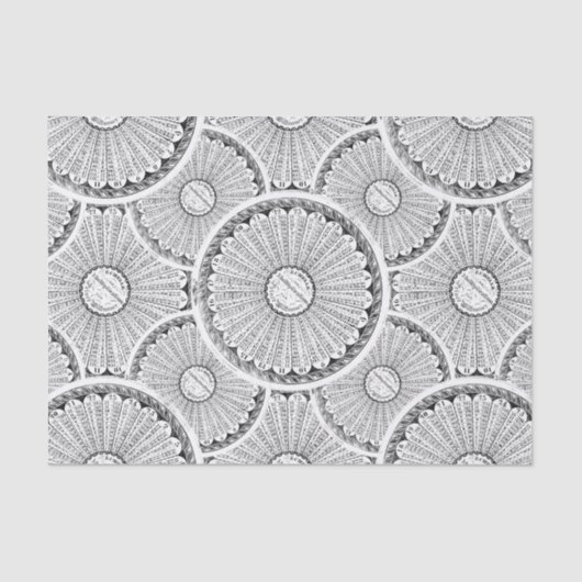 Wiskunde Genius Steampunk-vermenigvuldigingstabel Tissuepapier (Voorkant)