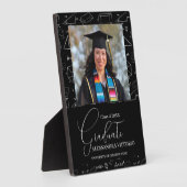 Wiskunde Geometrie Afstuderen Geek Plaque Fotoplaat (Zijkant)