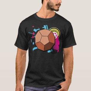 Wiskunde Geometrie Geometrische dodecaëder Isomet T-shirt