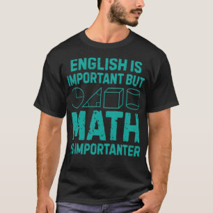 Wiskunde geometrie gezegde school horseman ranch t-shirt