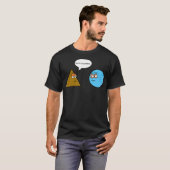 wiskunde geometrie grap nerd driehoek cirkelleraar t-shirt (Voorkant volledig)