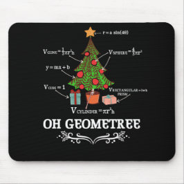 Wiskunde Geometrie kerstboom Geometree Leraar Muismat