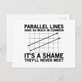 Wiskunde geometrie | Mathematica Leerstudenten Gif Briefkaart (Voorkant / Achterkant)