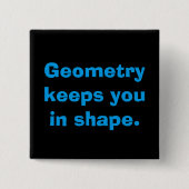 Wiskunde Geometry Button (Voorkant)